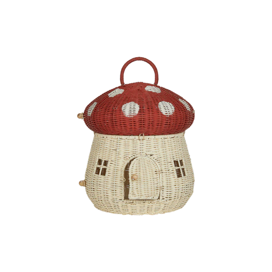 Mushroom Doll House - Red