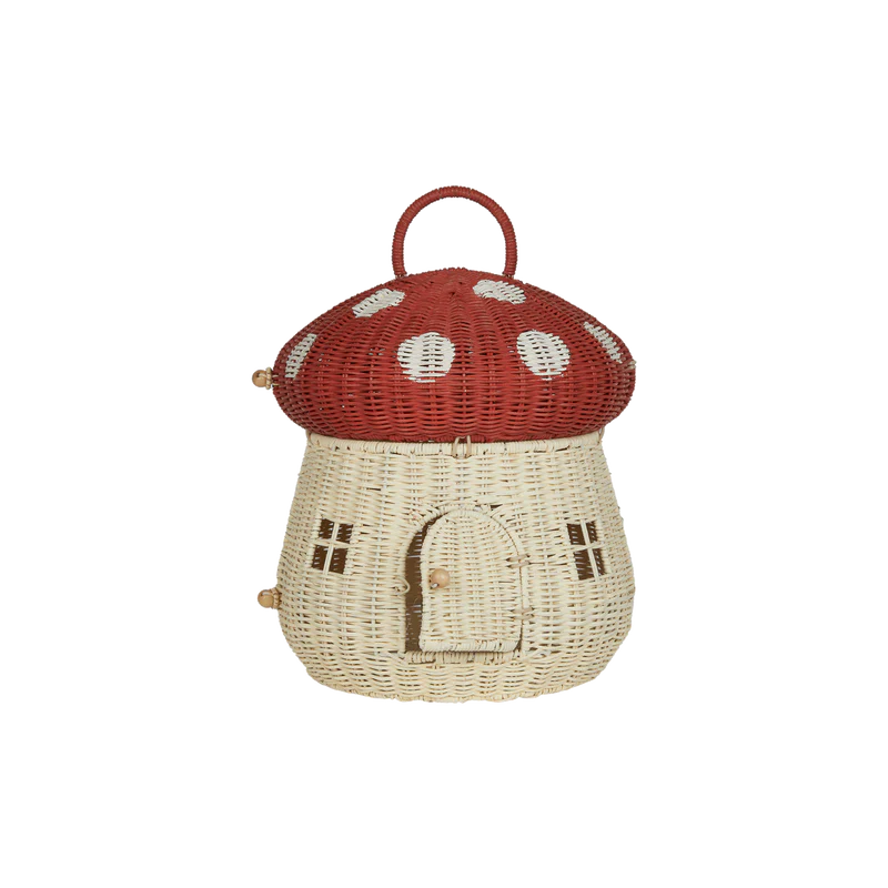 Mushroom Doll House - Red