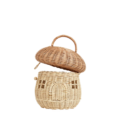 Rattan Mushroom Basket