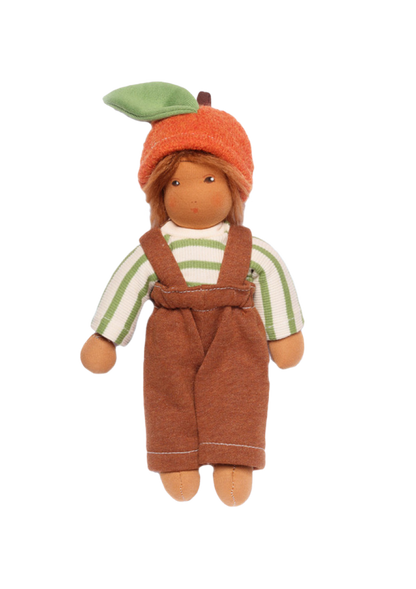 Nanchen Waldorf Doll - Otto Orange Child