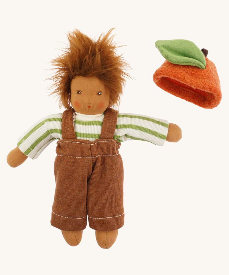 Nanchen Waldorf Doll - Otto Orange Child