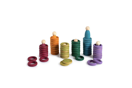 Nins, anillas y monedas (colores complementarios)