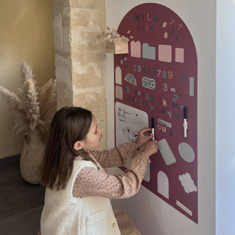 Erasable magnetic writing board - set of 2
