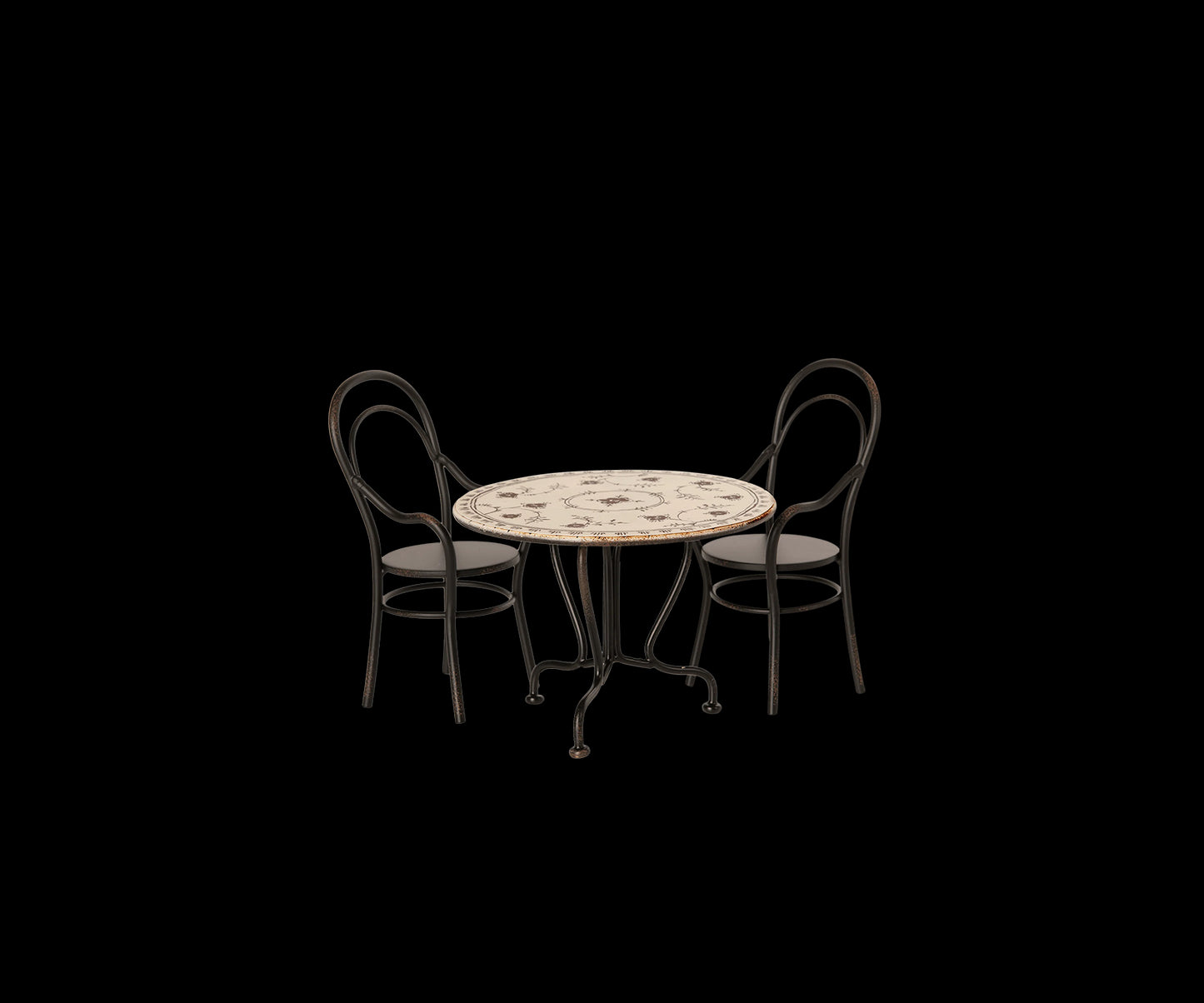 Dining table, Set with 2 chairs