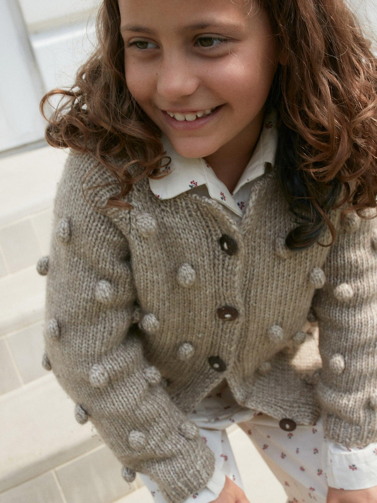 'Popcorn' Kids cardigan