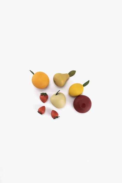 Wooden Fruit Set | Mini Set of Fruit Toys | Food Toys