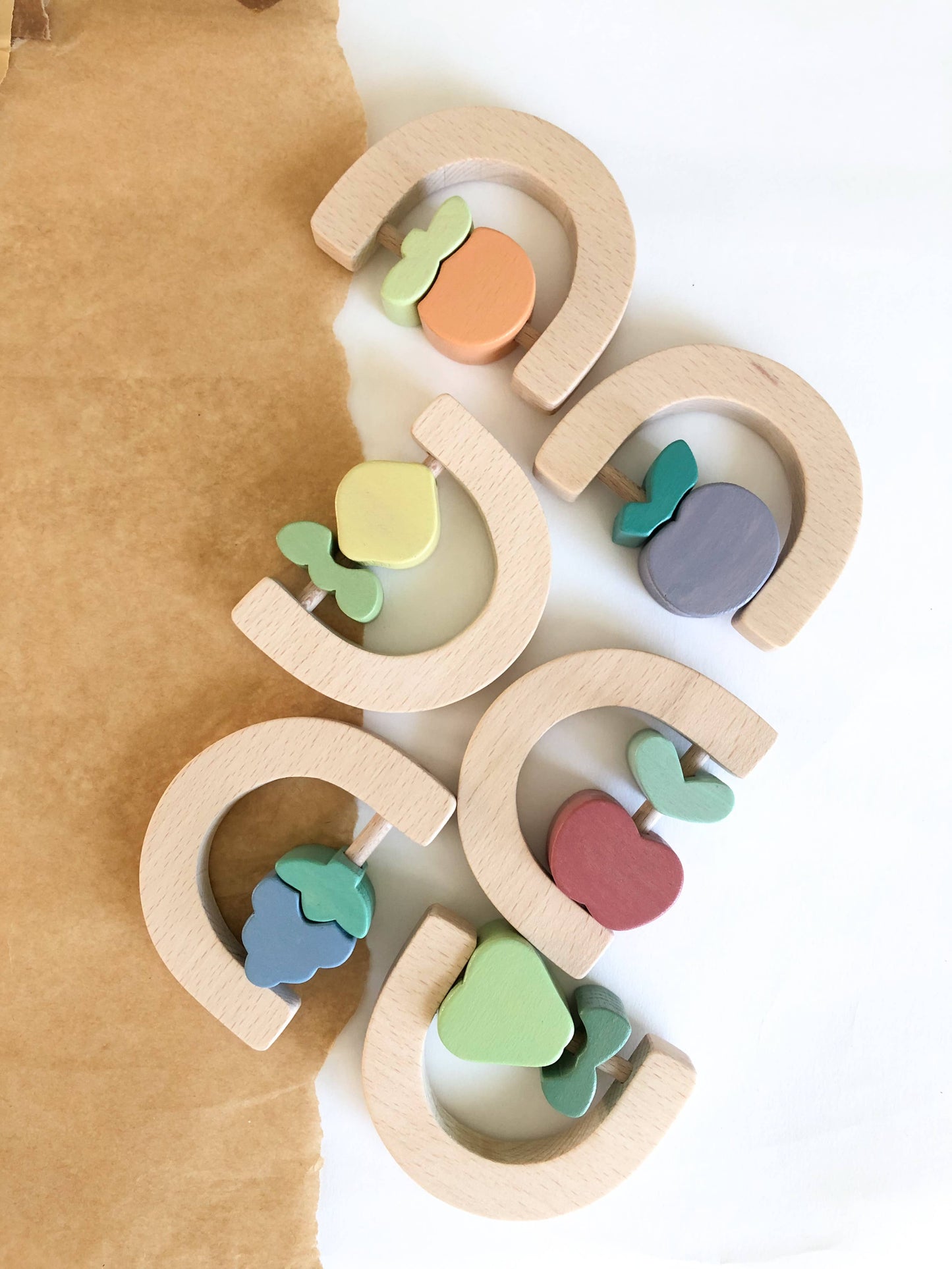 Plum fruit rattle