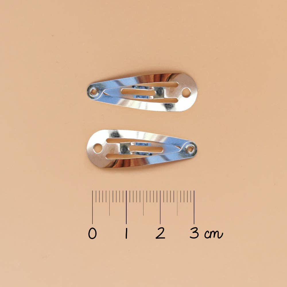Mini butterfly hair clips - Liberty Capel Floret - Blotting Paper Pink