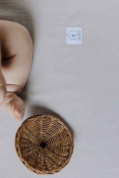 Linen play mat 123x115cm