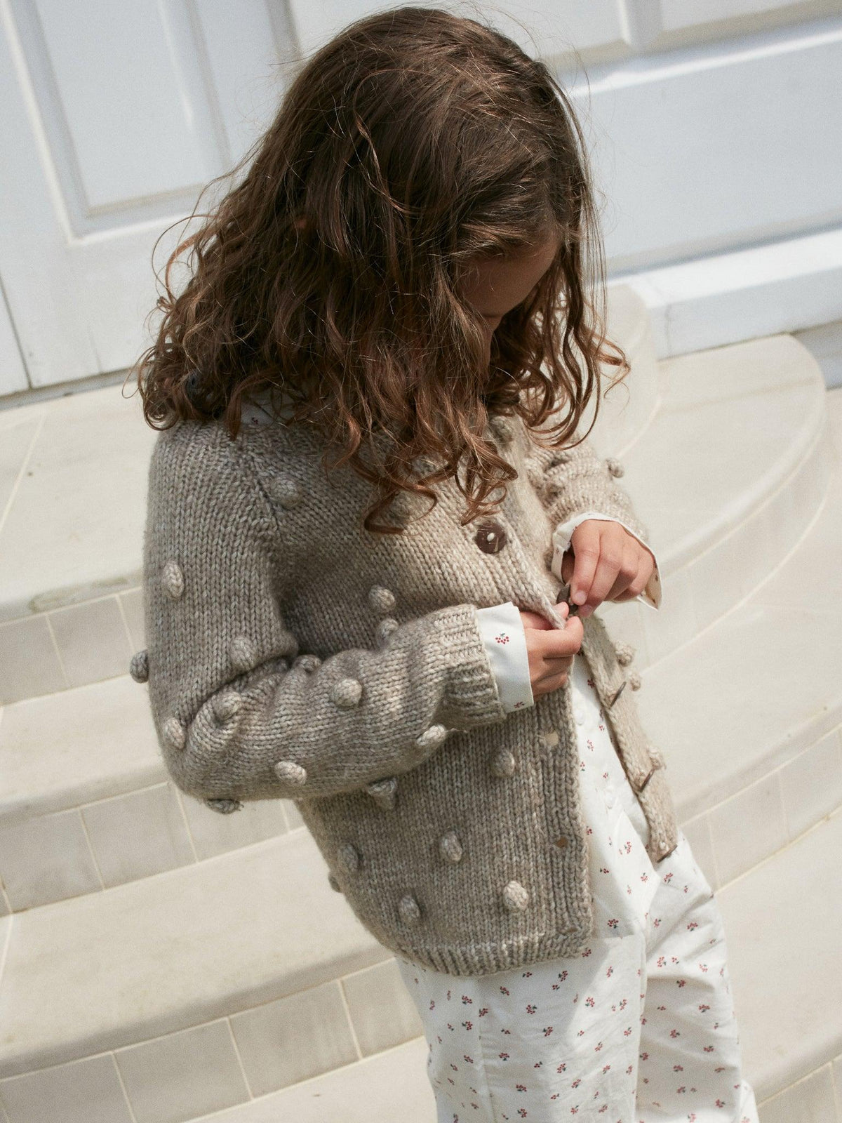 'Popcorn' Kids cardigan