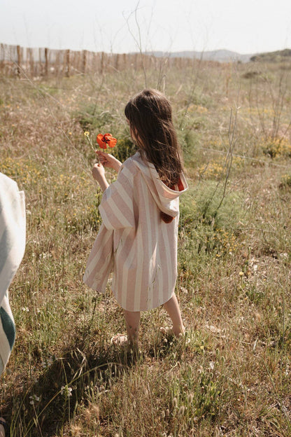 LOU poncho - Terracotta