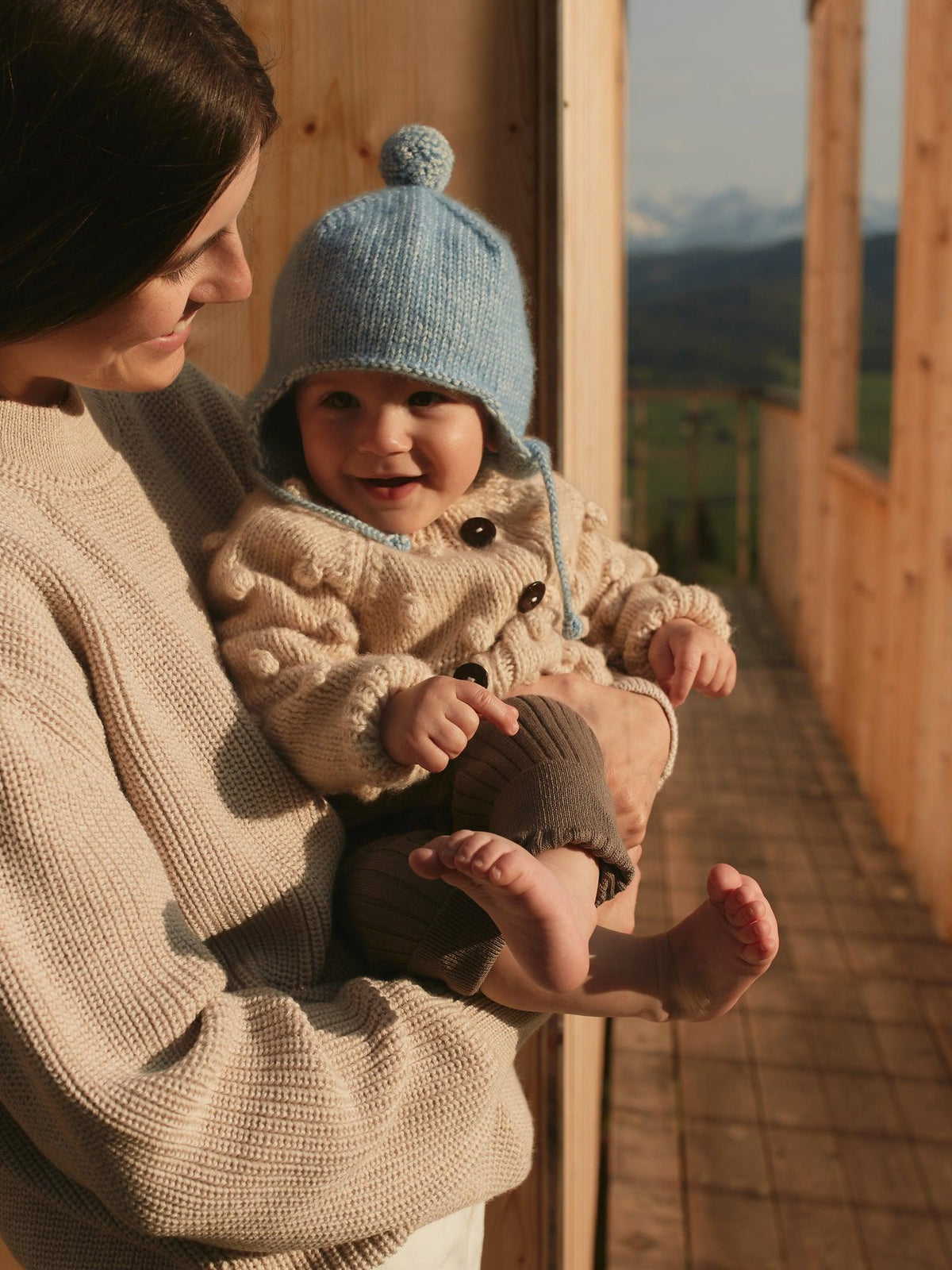 'Popcorn' Kids cardigan