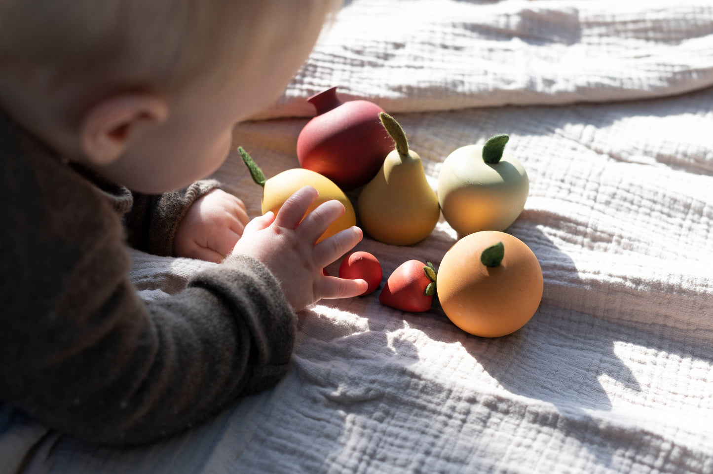 Wooden Fruit Set | Mini Set of Fruit Toys | Food Toys