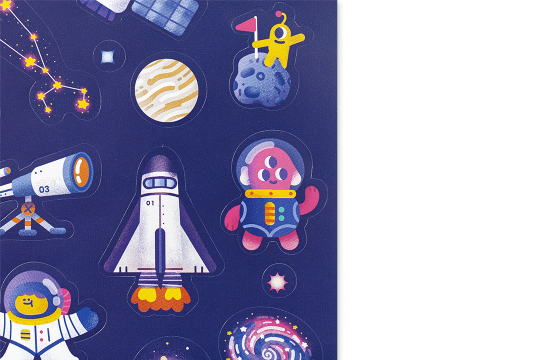 Space 160 Stickers