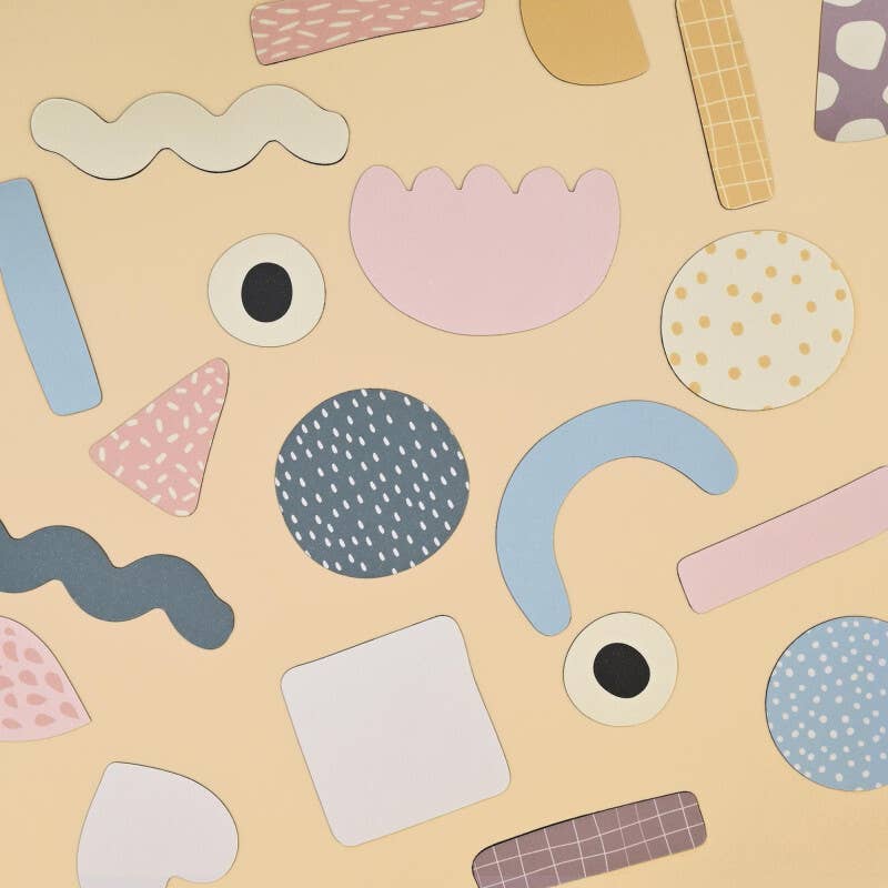 Pink Beige Arche magnetic board — 1mx58cm