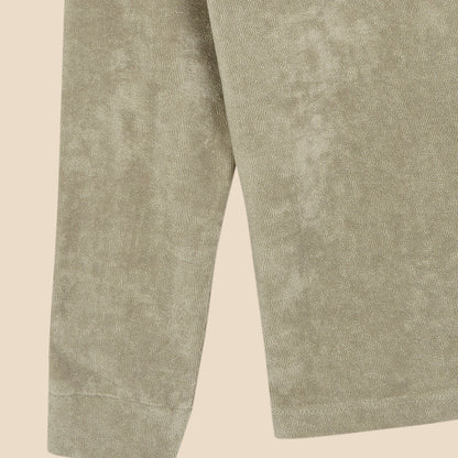 Polo Long Matcha Green Terry Knit