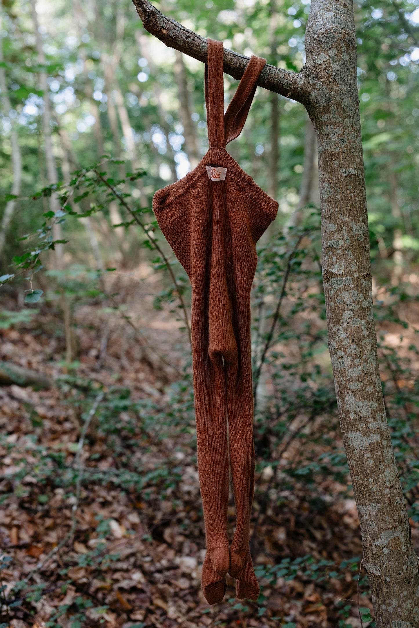 Silly Sillas Footed Tights Cinnamon