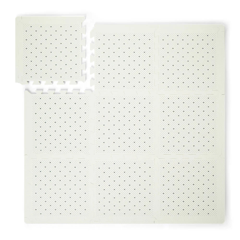 Alva foam play mat square - Lots of love sky