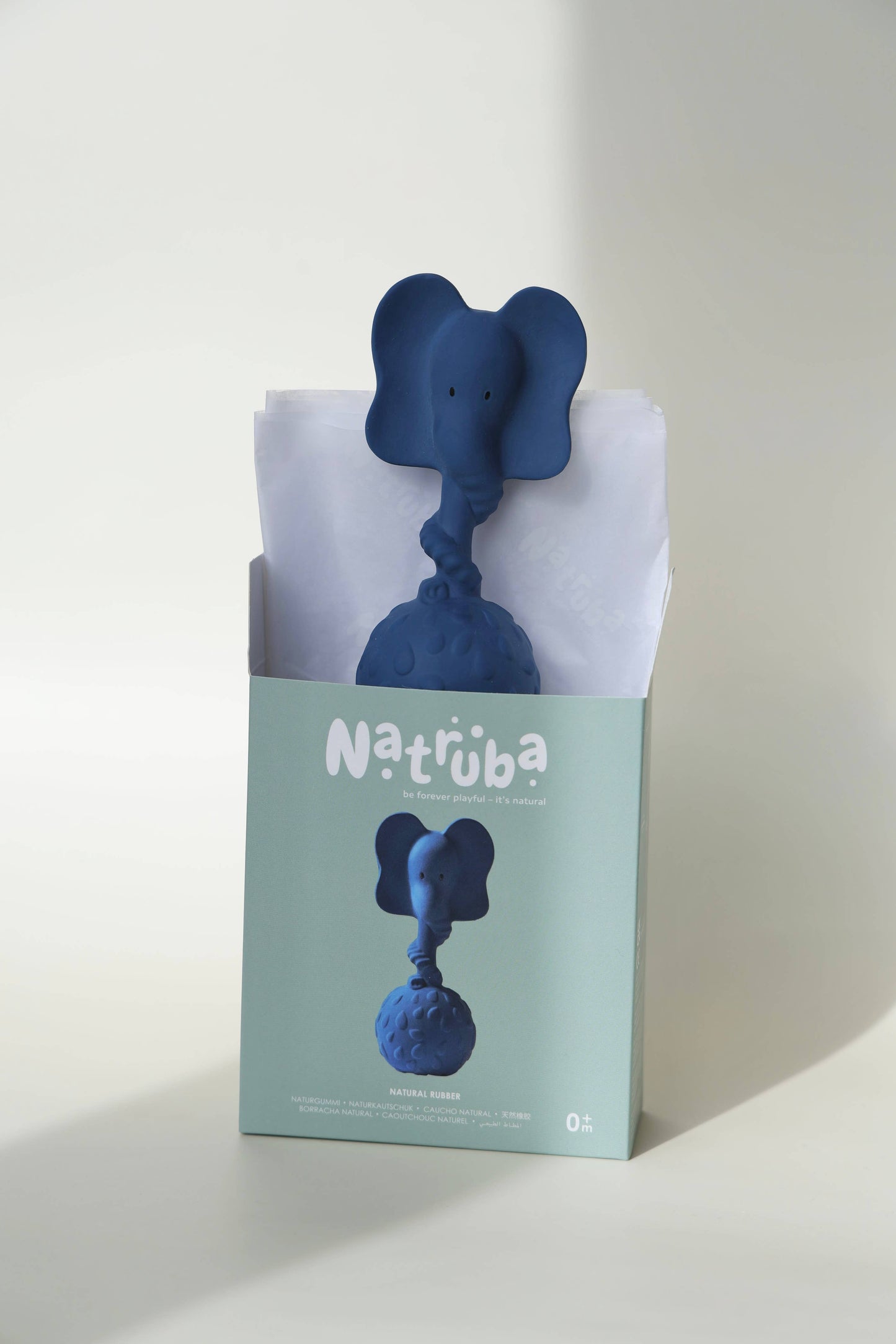 Rattle Elephant - Blue