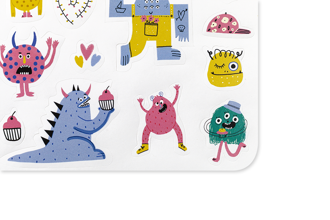 Monster 160 Stickers
