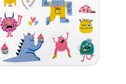Monster 160 Stickers