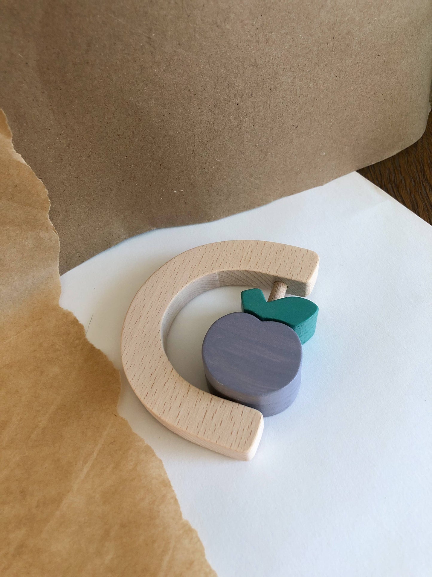 Plum fruit rattle