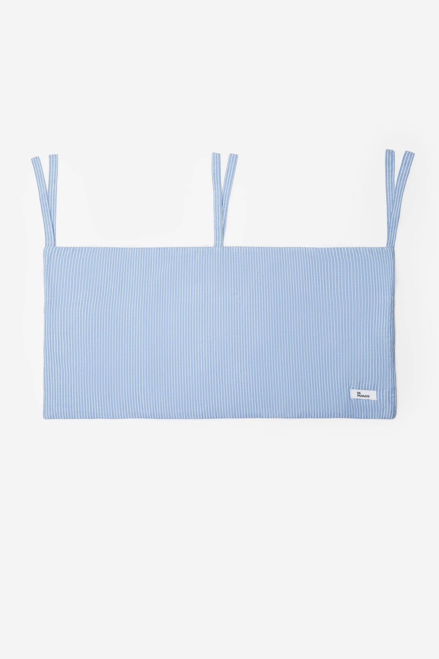 BED ORGANIZER - MULTICOLORED EMBROIDERED COTTON BIRDS