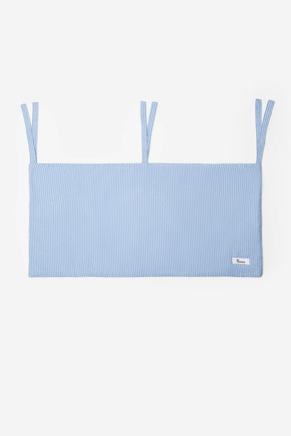 BED ORGANIZER - MULTICOLORED EMBROIDERED COTTON BIRDS