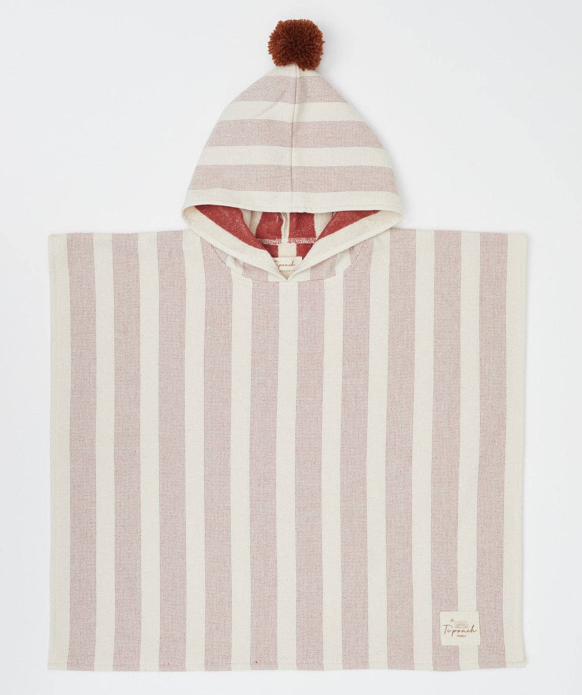 LOU poncho - Terracotta