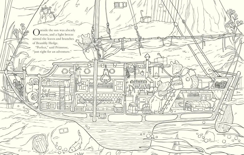 Brambly Hedge: Nature Colouring Book