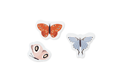 Butterflies 160 Stickers