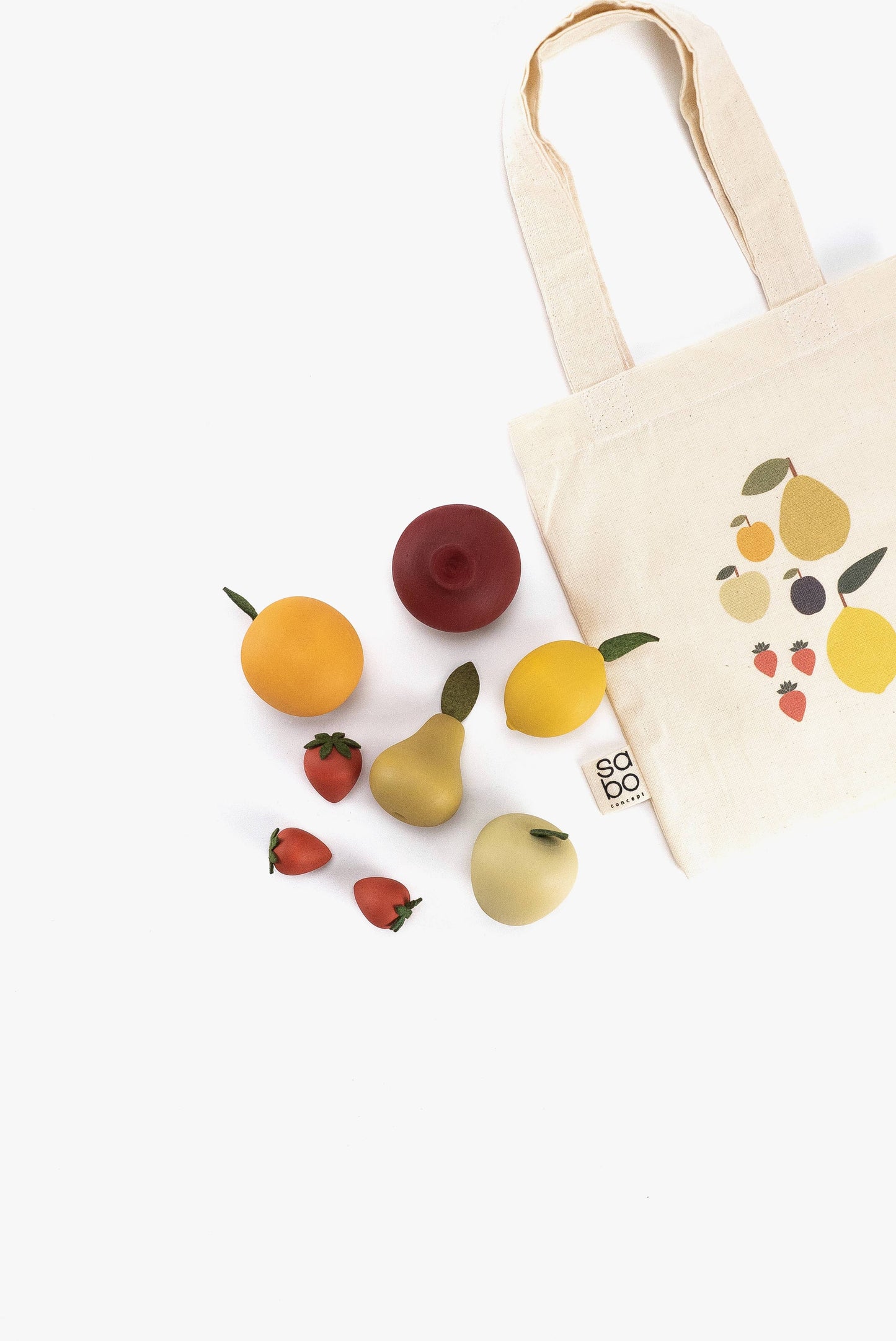 Wooden Fruit Set | Mini Set of Fruit Toys | Food Toys