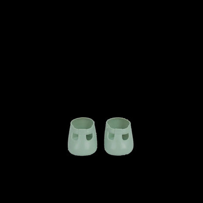 Dinkum Dolls Shoes - Basil Green