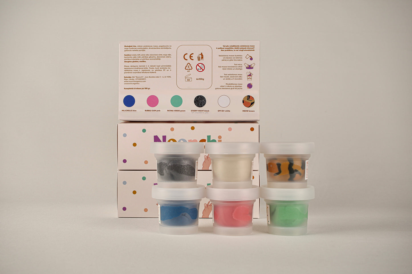 Noonchi Organic Play Dough Sets