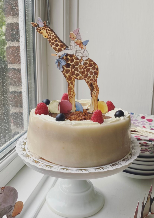 Giraffe Postcard Cut Out