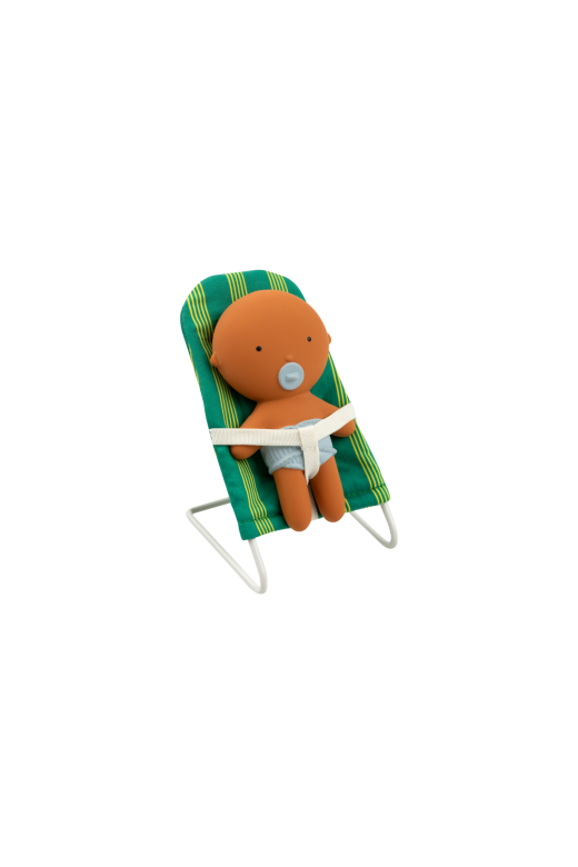 GOMMU POCKET STRIPED BOUNCING CHAIR
