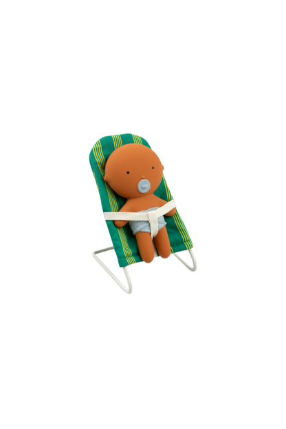 GOMMU POCKET STRIPED BOUNCING CHAIR