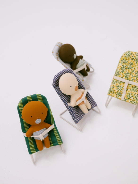 GOMMU POCKET STRIPED BOUNCING CHAIR