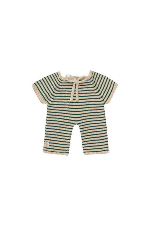 GOMMU FRENCH STRIPES LONG ONE-PIECE
