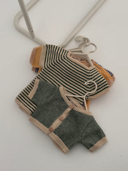 GOMMU MICRO STRIPES CARDIGAN