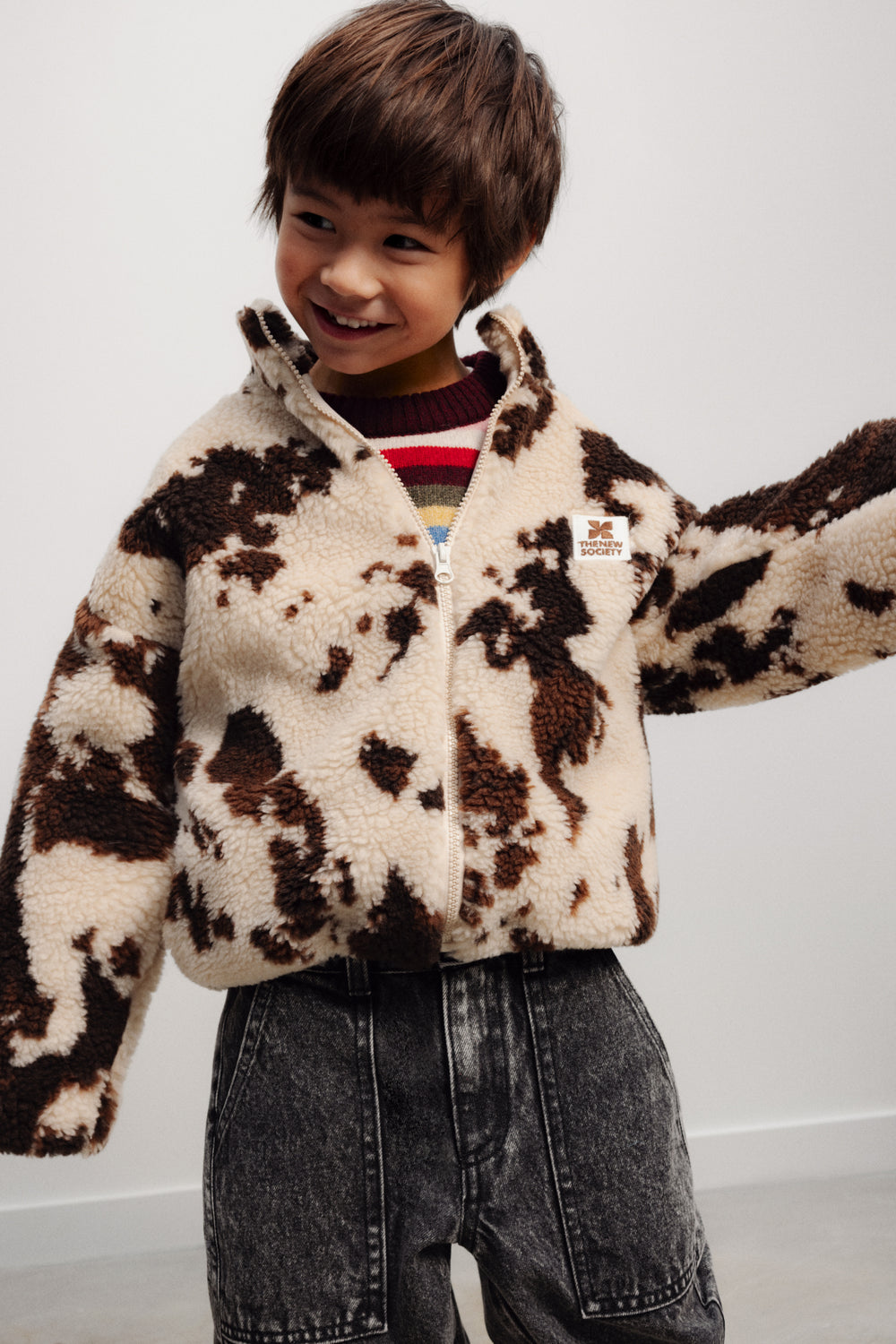 Wynn Jacket - Cow Print