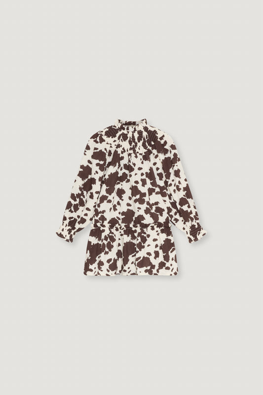 Zephyr Dress Cow Print