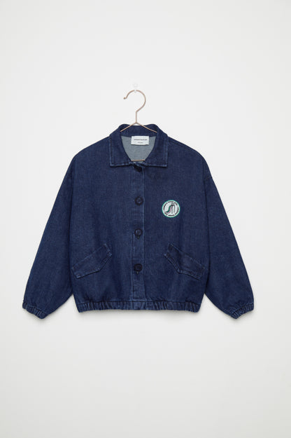 Bomber denim jacket