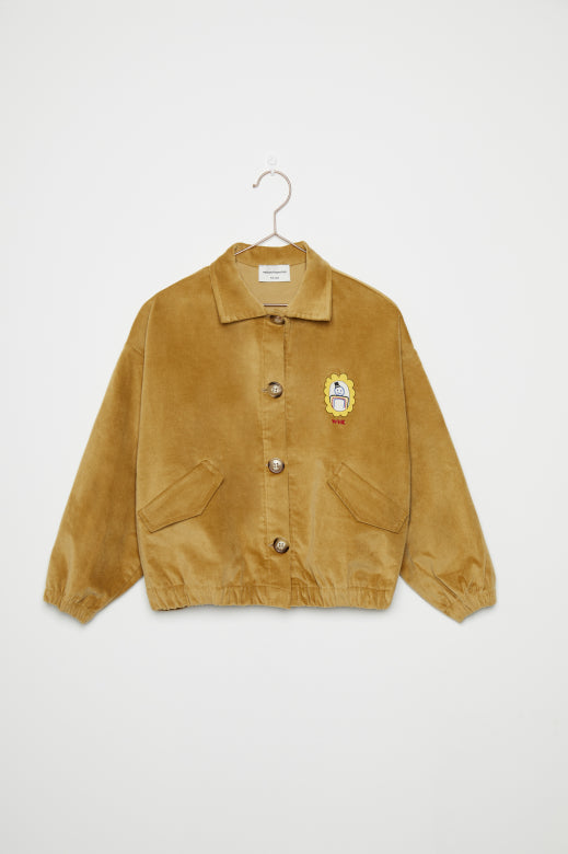 City mayor velvet bomber jacket