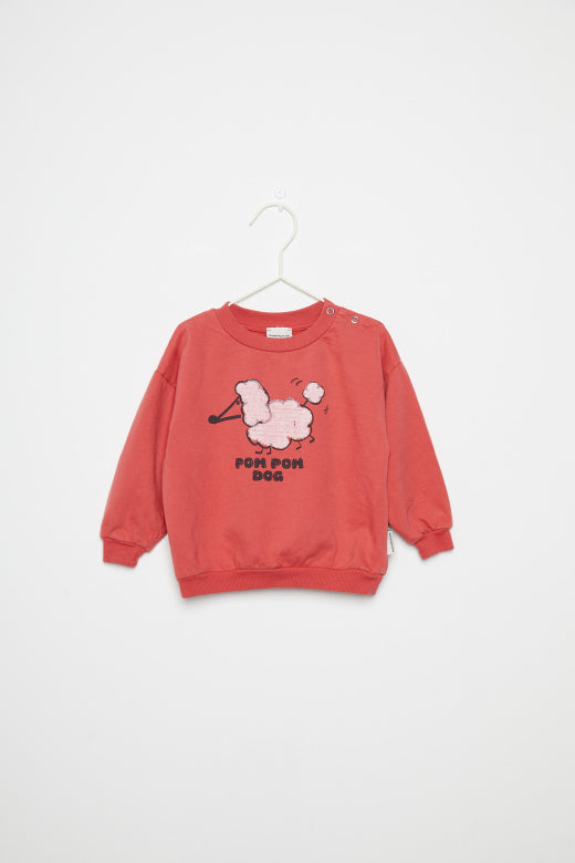 Pom pom dog baby sweatshirt