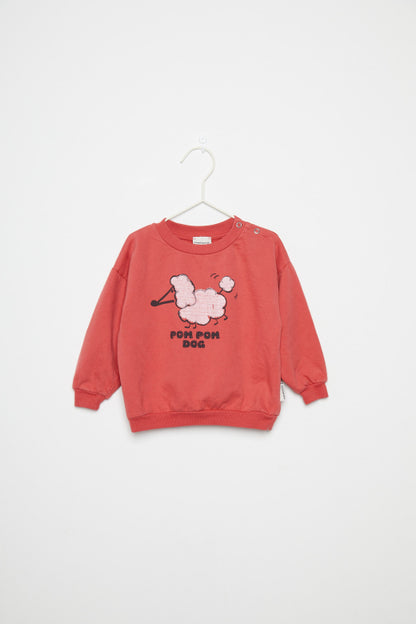Pom pom dog baby sweatshirt