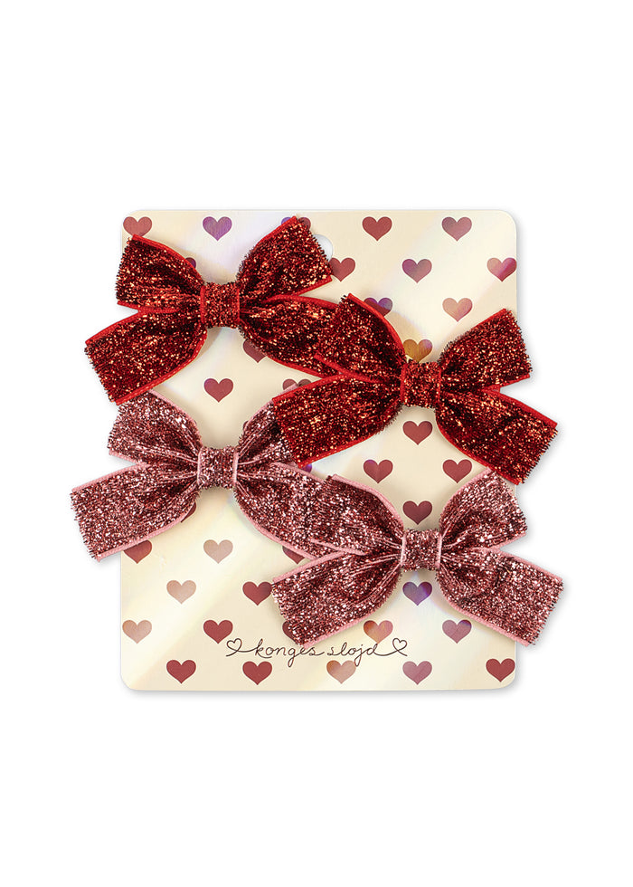 4 Pack Micki Bow Hair Clips
