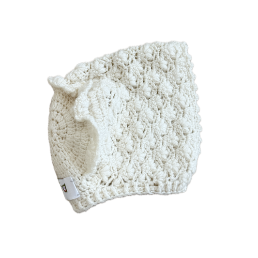 Romantic Bonnet New Born Off-white
