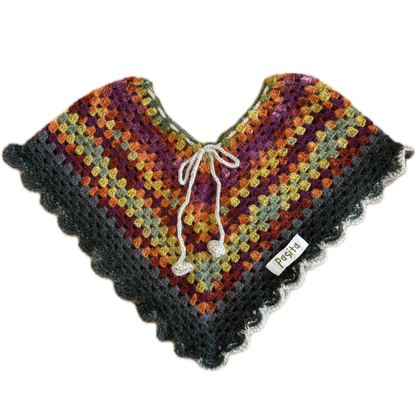 Poncho - Colorful Wool