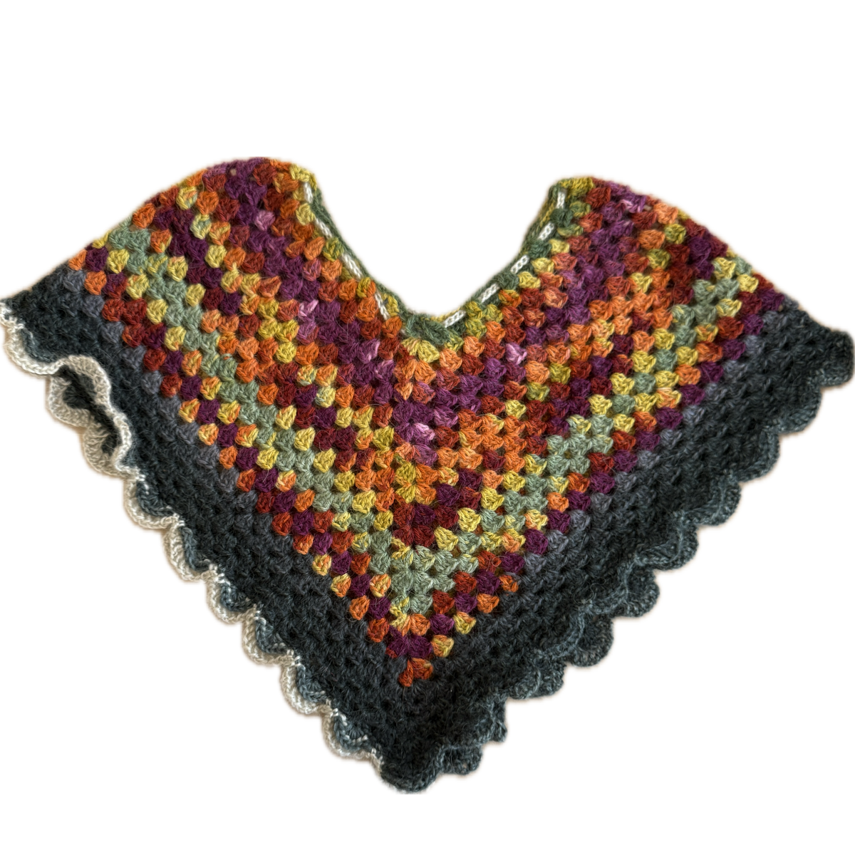 Poncho - Colorful Wool
